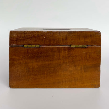 Objet D'Art | Antique Wooden Tea Caddy Box