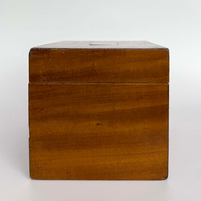 Objet D'Art | Antique Wooden Tea Caddy Box